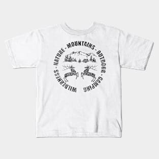 camping wilderness Kids T-Shirt